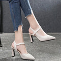 Scarpin de Couro - Salto Bloco Confortável (Promoção Mês do Consumidor)